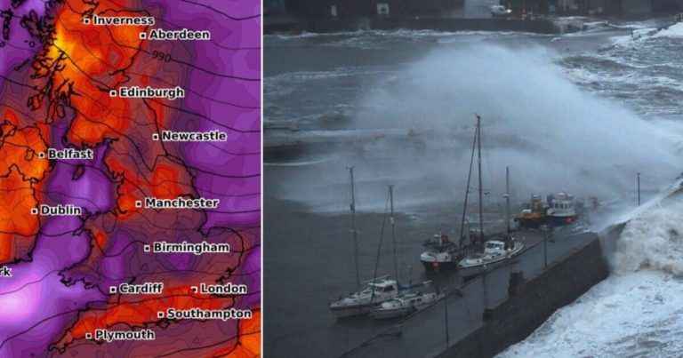 New Weather Warnings Issued For Five Areas Of The Uk,