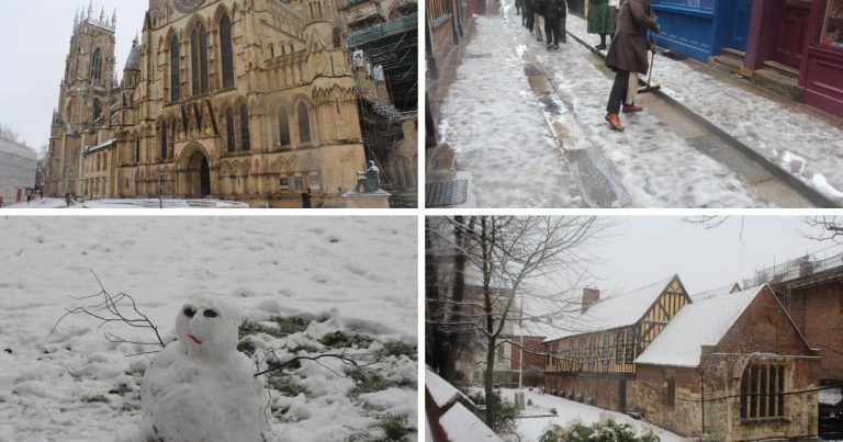 Met Office Extends Weather Warning For Snow In York