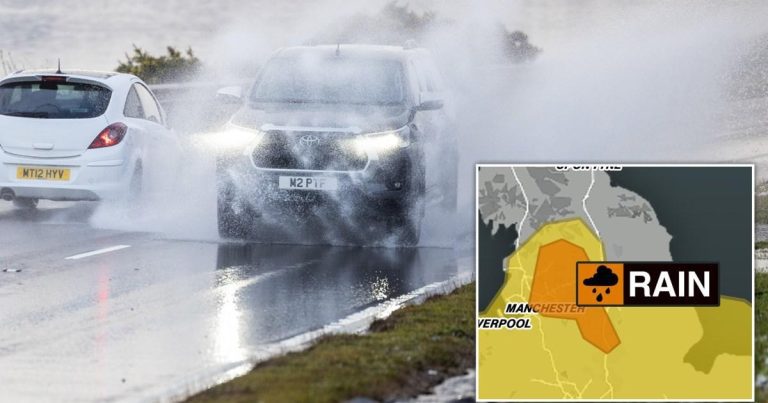 New Amber Warning For Heavy Rain Bringing 100mm Of Rainfall