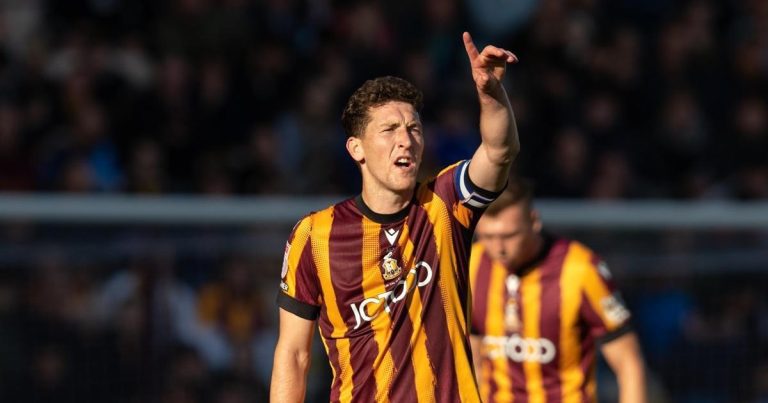 Bradford City Bosses Have No Plans To Rest Richie Smallwood