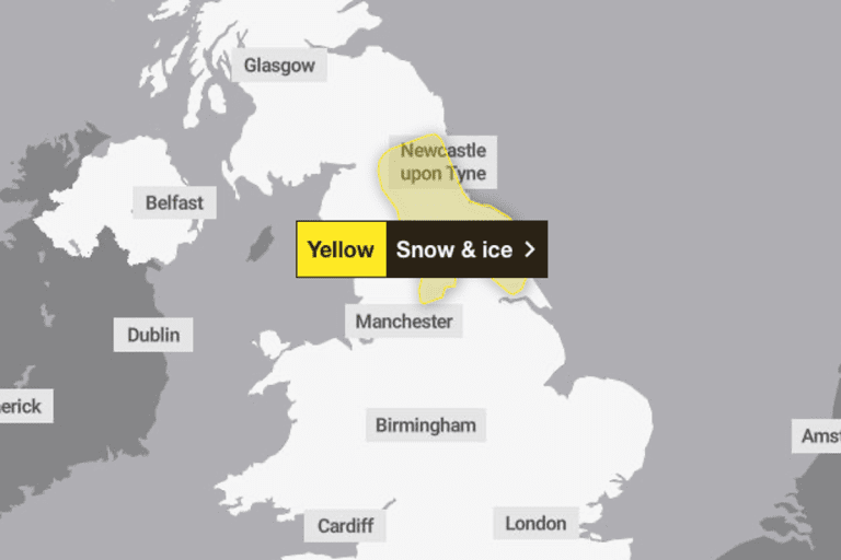 Uk Weather: Yellow Snow And Ice Warning Issued By Met