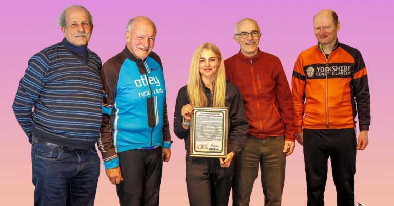 Glusburn cycling champion has been awarded the prestigious award