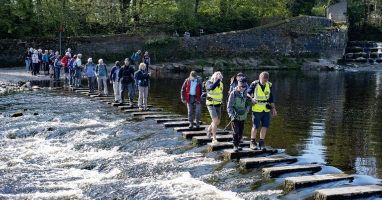 Opportunity to walk along yorkshire heritage path to bradford