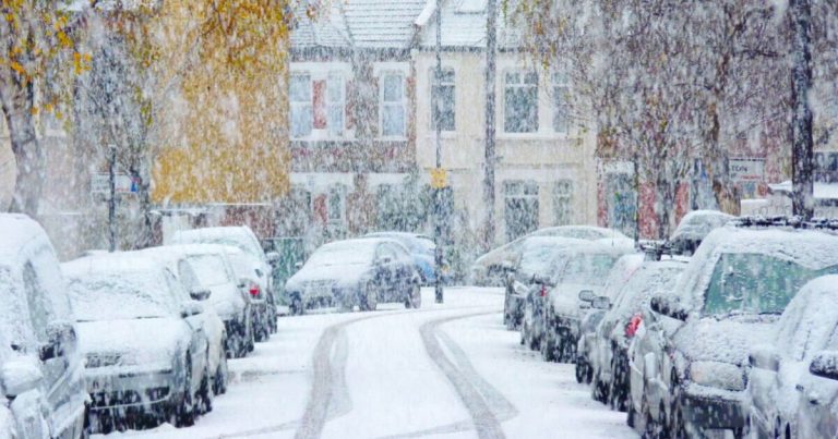 Uk weather map shows accurate dates 300 miles snow hit