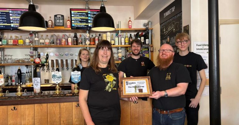 Pocklington market tap is recognized by york kamura